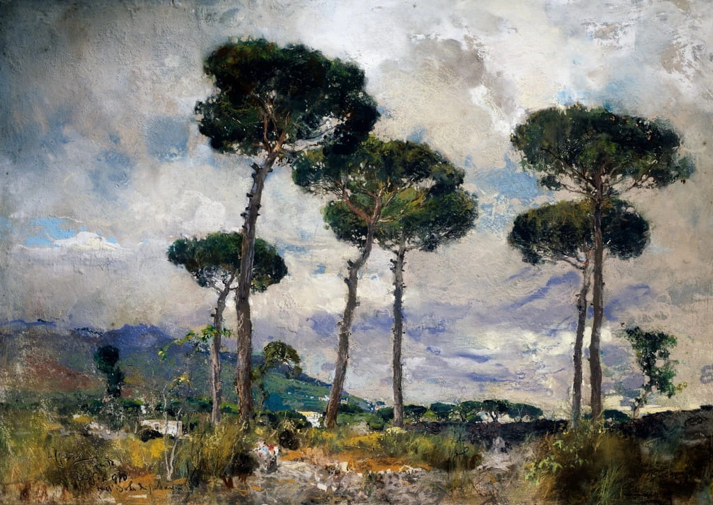 Alberi di pino - Galleria d'Arte Moderna, Ricci, Oddi